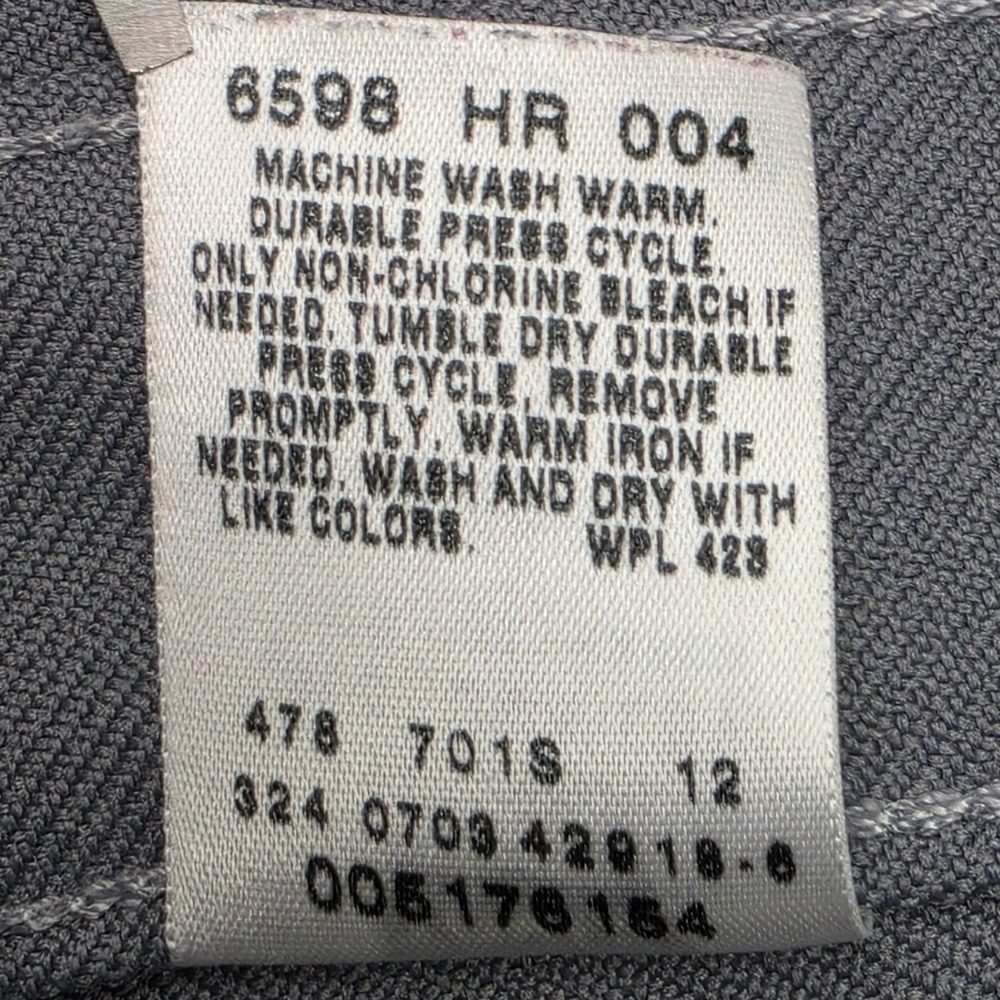 Levis 517 Sta-Prest Bootcut Trousers Mens W36 L30 Grey Polyester 517-0703 - Picture 11 of 11